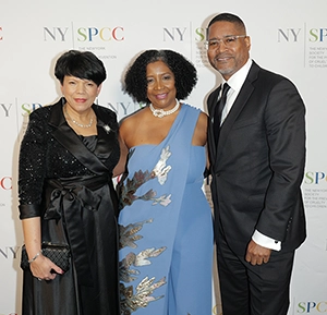 Carmen Collado (CCM), Aysha Schomburg (NYSPCC) and Doug Brooks (CCM)